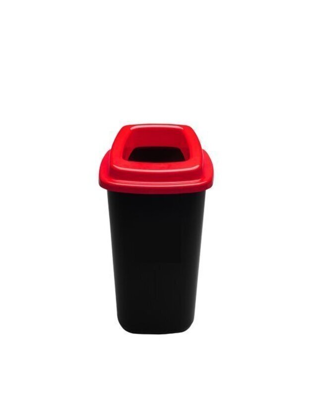  Šiukšlių dėžė rūšiavimui EcoBin Big Raudona spalva 90 ltr